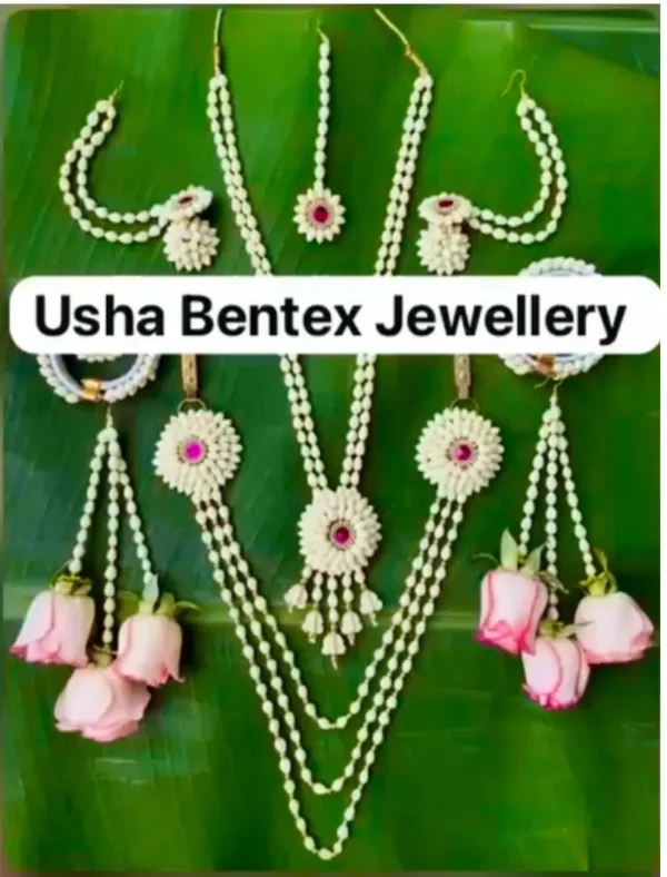Artificial Flower Jewellery Set 26
