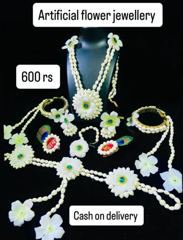 Artificial Flower Jewellery Set 36