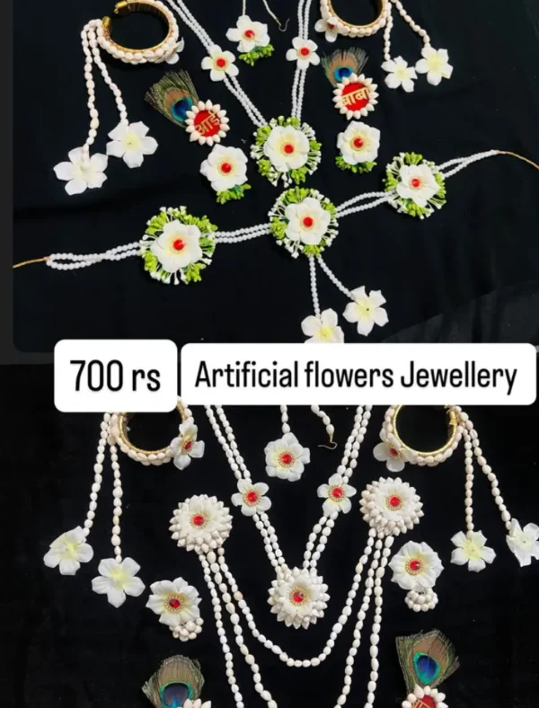 Artificial Flower Jewellery Set 45