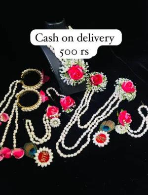 Artificial Flower Jewellery Set 54