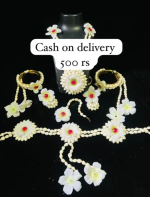 Artificial Flower Jewellery Set 55